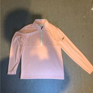 Nike Pastel Pink 1/4 Zip Sweater